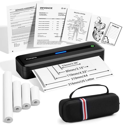 Phomemo M08F Portable Inkless Thermal Printer - 8.5'' x 11'' Letter